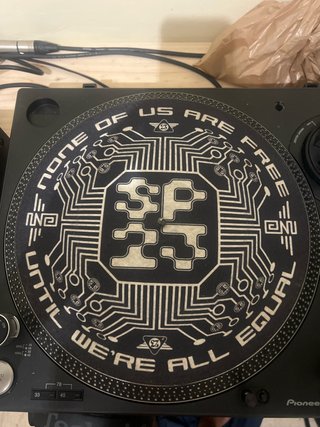 Slipmat Pioneer None Of Us Are Free