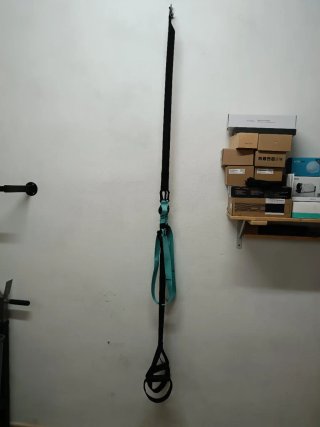 Conjunto de utensilios para hacer deporte.