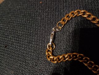 Cadena Cubana Oro Laminado