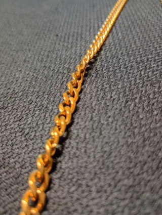 Cadena Cubana Oro Laminado