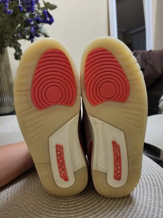 Zapatillas Jordan Air 3 Rosa y Blanco