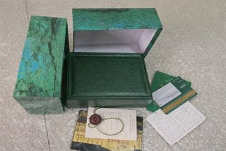 Scatola Rolex Oyster Verde