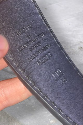 Cintura Louis Vuitton Nera