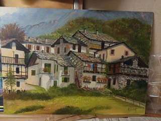Quadro olio su tela 50*40