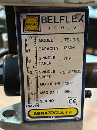 Taladro de columna BELFLEX TB-13/5 13 mm (1996)
