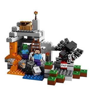 LEGO Minecraft 21113 The Cave con 2 Minifiguras