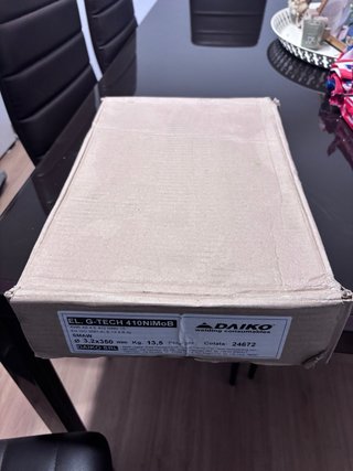 Electrodos Inox Daiko G-TECH 410NiMoB 3.2x350