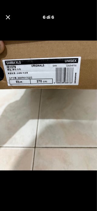 scarpe adida samba xlg taglia 44
