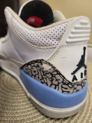 Zapatos Jordan Air 3 Azul Blanco