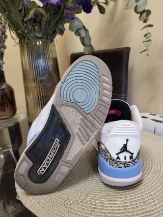 Zapatos Jordan Air 3 Azul Blanco