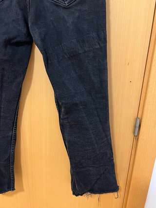 Pantalón tejano negro Zara flare