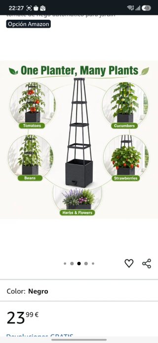 Tomatera elevada
