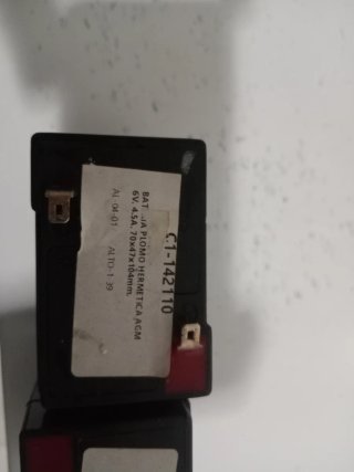 Batería recargable Kaise 6V 4.5Ah