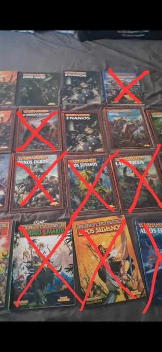 Libros de Warhammer antiguos 30€ c/u