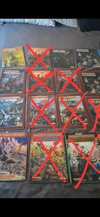 Libros de Warhammer antiguos 30€ c/u