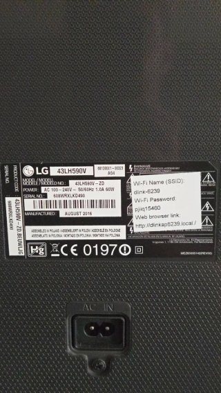 Modulo encendido y modulo Bluetooth WIFI LG