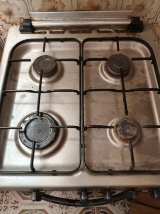 Cocina de gas butano