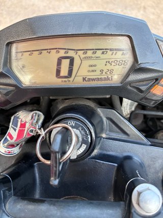 Kawasaki Z125 Naked Verde y Blanca