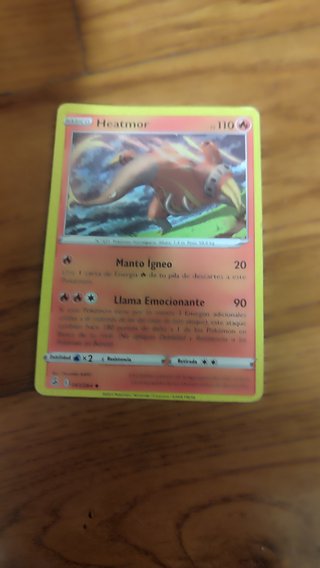Carta Pokémon Heatmor 110 HP