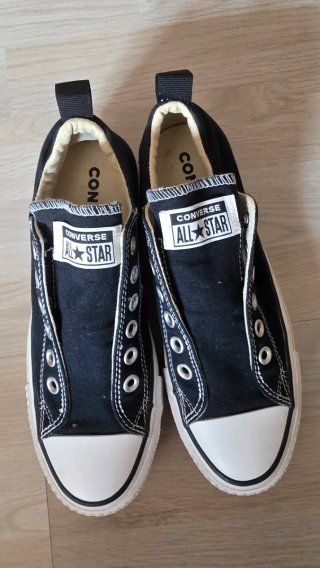 Zapatillas Converse plataforma negras