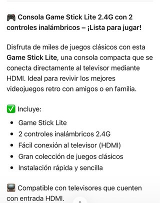 Game Stick Lite 2.4G Wireless Controller