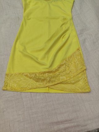 Vestido Amarelo Everis Tamanho S - Novo