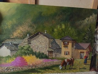 Quadri vari olio su tela misura 50*40