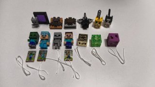 Lote Figuras Minecraft Kinder Joy