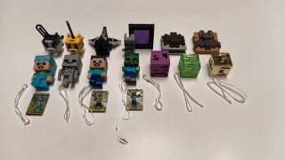 Lote Figuras Minecraft Kinder Joy