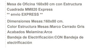 Escritorio 160x80.