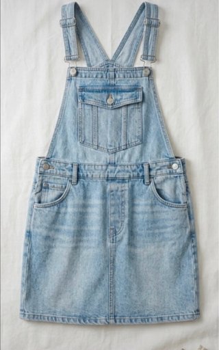 Peto vaquero de falda / pichi denim Talla L (40)