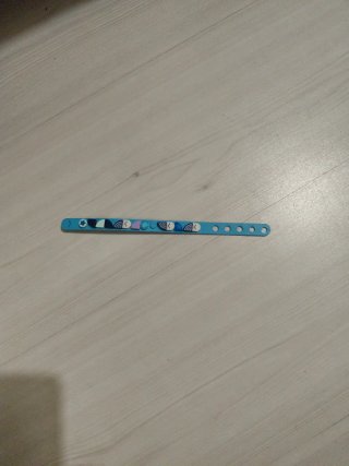 Pulsera Lego azul con dibujos
