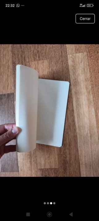 Libreta reciclada tapa dura