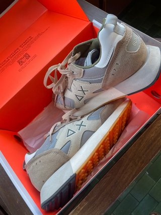 Sneaker uomo SUN68 beige tg 42.