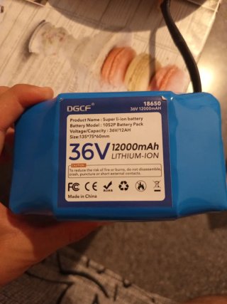 Batería Li-ion 36V 12000mAh DGCF