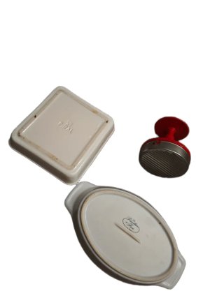 Set pentole acciaio + teglia e omaggi cucina