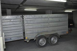 Remolque de carga 750kg con basculante hidráulico