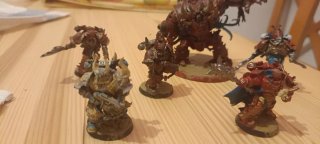 Lote 7 Miniaturas Death Guard Warhammer 40 k