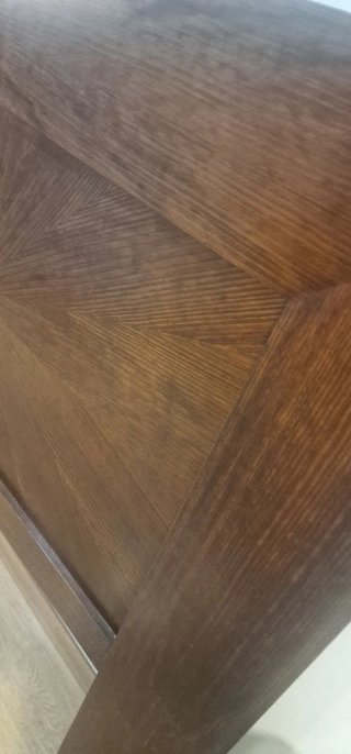 Cabecero de cama 150cm madera oscura