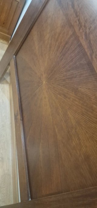 Cabecero de cama 150cm madera oscura