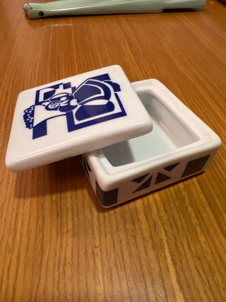 Cajita Cerámica Galos Diseño Gallego
