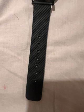Orologio Acciaio Inox Cinturino Gomma Nero