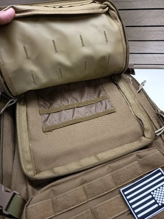 Mochila Táctica 50L Marrón