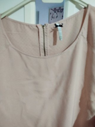 Camisa rosa palo manga 3/4