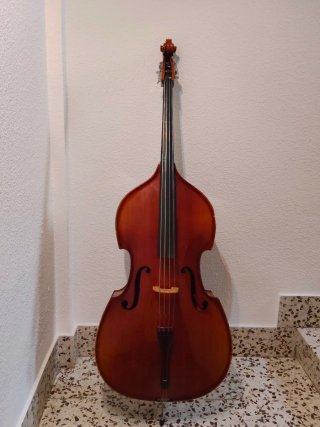 Contrabajo 1/2+ funda + arco alemán