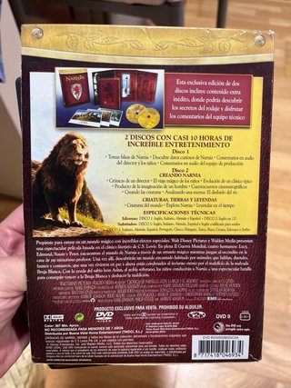 DVD Las Crónicas de Narnia Ed. Especial 2 Discos