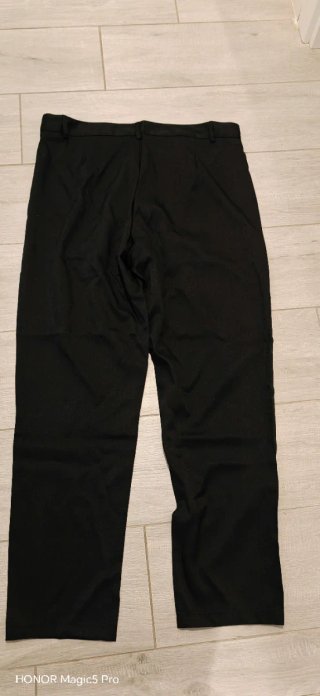 Pantalón de vestir negro hombre XL