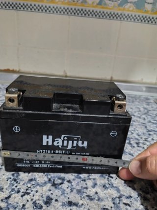Batería Moto Haijiu 12V 10AH HTZ12A-BS(FA)