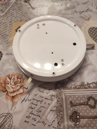 Plafón de techo estrellas blanco y gris