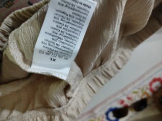 Pantalón pirata beige